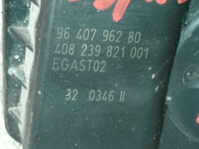 bontott PEUGEOT 206 Fojtószelep (Elektromos)