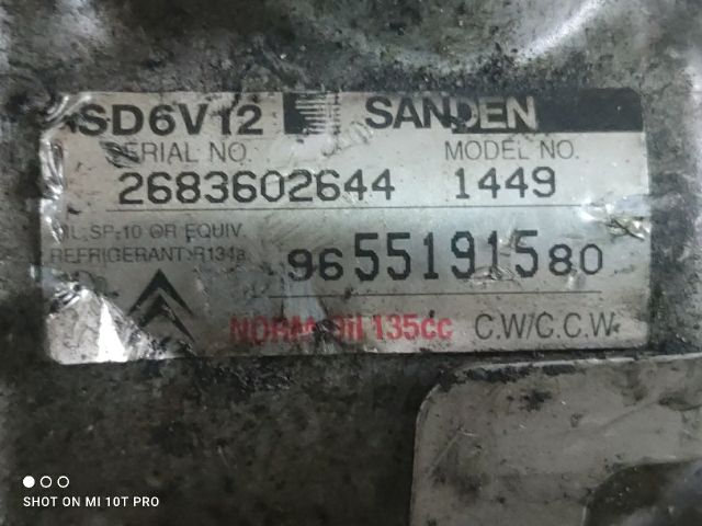 bontott PEUGEOT 206 Klímakompresszor