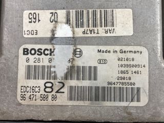 bontott PEUGEOT 206 Motorvezérlő