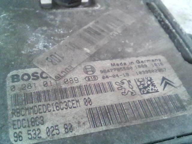 bontott PEUGEOT 206 Motorvezérlő