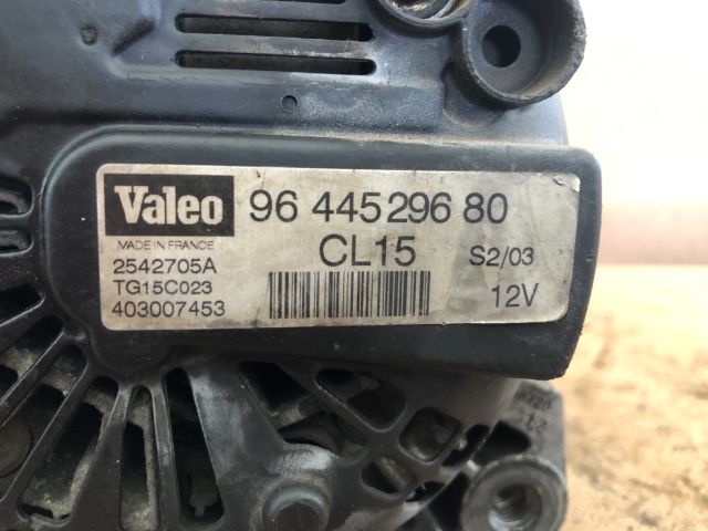 bontott PEUGEOT 206 Generátor