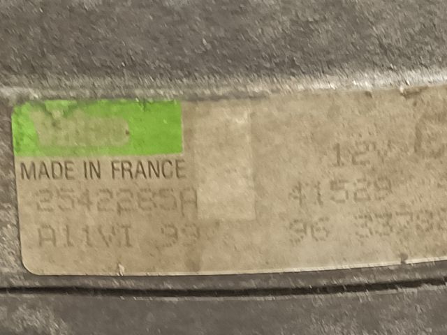 bontott PEUGEOT 206 Generátor