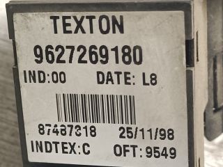 bontott PEUGEOT 206 Immobilizer Elektronika