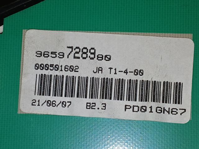 bontott PEUGEOT 206 Kilométeróra