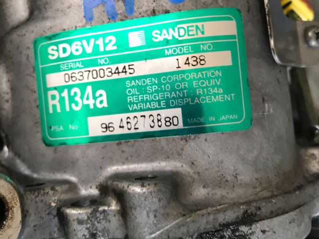 bontott PEUGEOT 206 Klímakompresszor