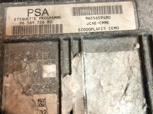 bontott PEUGEOT 206 Motorvezérlő