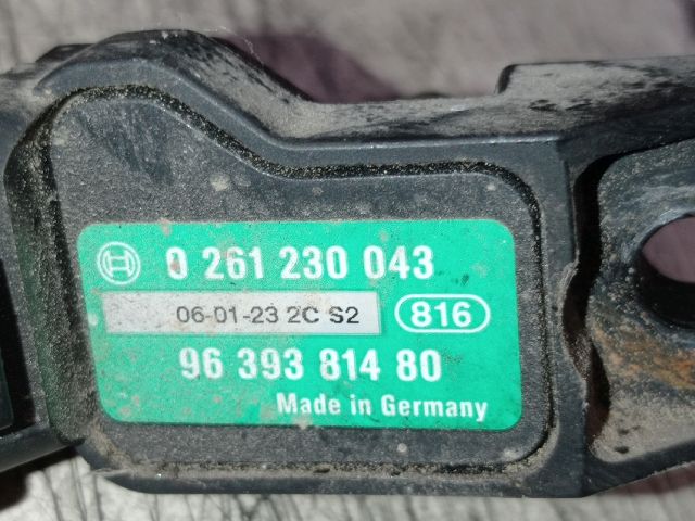 bontott PEUGEOT 206 Szívócső Nyomásérzékelő