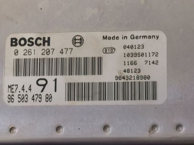 bontott PEUGEOT 206 Motorvezérlő