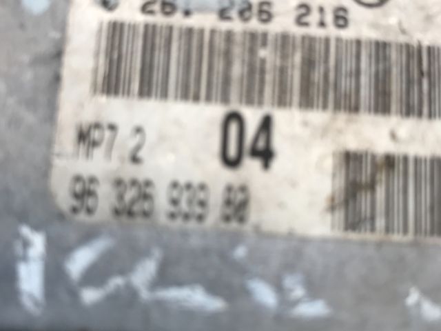 bontott PEUGEOT 206 Motorvezérlő