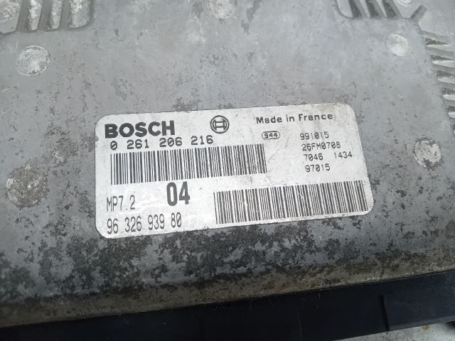 bontott PEUGEOT 206 Motorvezérlő
