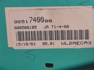 bontott PEUGEOT 206 Kilométeróra