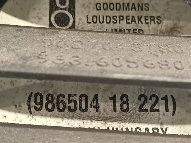 bontott PEUGEOT 206 Bal első Hangszóró