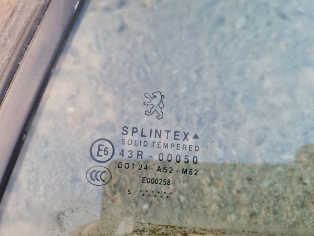 bontott PEUGEOT 206 Bal hátsó Ablak