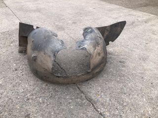 bontott PEUGEOT 206 Jobb első Dobbetét (Kerékjárati, Műanyag)