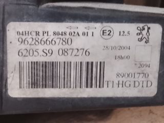 bontott PEUGEOT 206 Jobb Fényszóró
