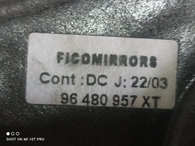 bontott PEUGEOT 206 Jobb Visszapillantó Tükör (Elektromos)