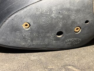 bontott PEUGEOT 206 Jobb Visszapillantó Tükör (Mechanikus)