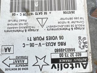 bontott PEUGEOT 206 Légzsák Elektronika