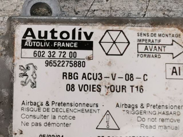 bontott PEUGEOT 206 Légzsák Elektronika