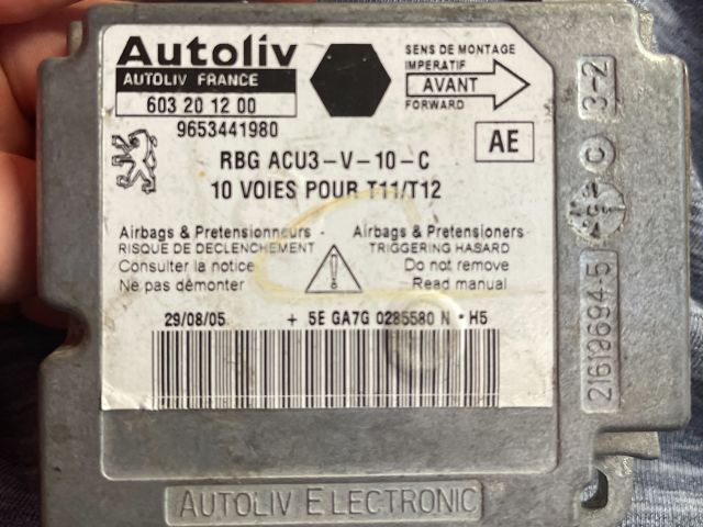 bontott PEUGEOT 206 Légzsák Elektronika