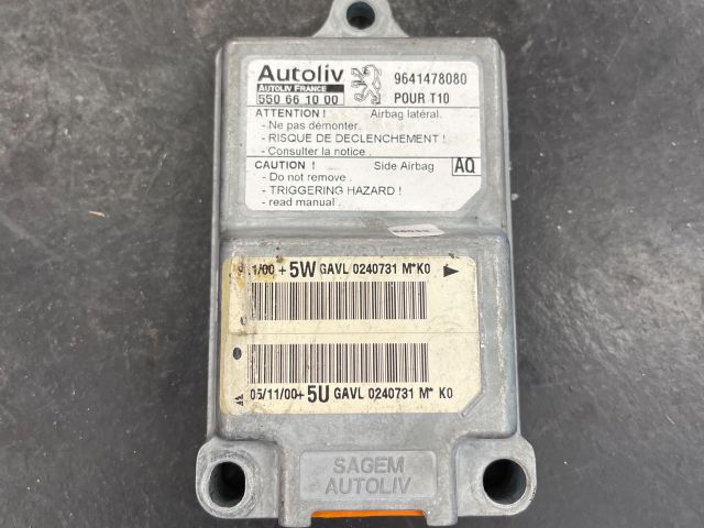 bontott PEUGEOT 206 Légzsák Indító Modul Oldallégzsák