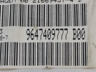 bontott PEUGEOT 206 Multifunkciós Kijelző