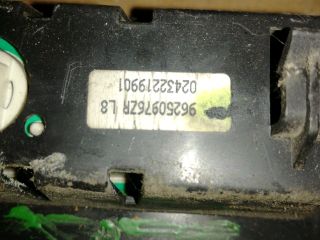 bontott PEUGEOT 206 Multifunkciós Kijelző