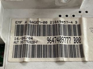 bontott PEUGEOT 206 Multifunkciós Kijelző