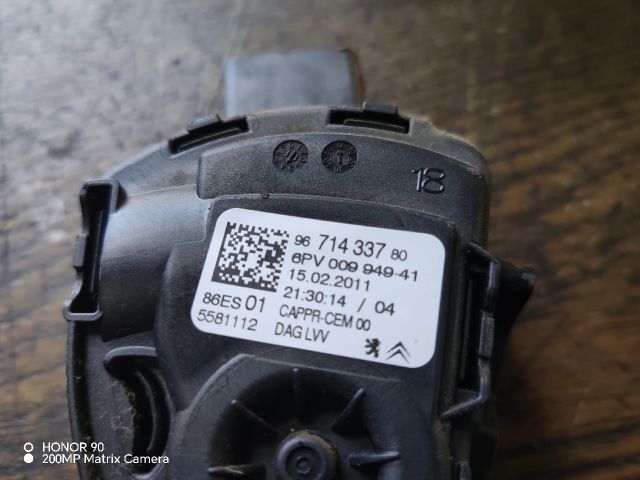 bontott PEUGEOT 207 Gázpedál (Elektromos)
