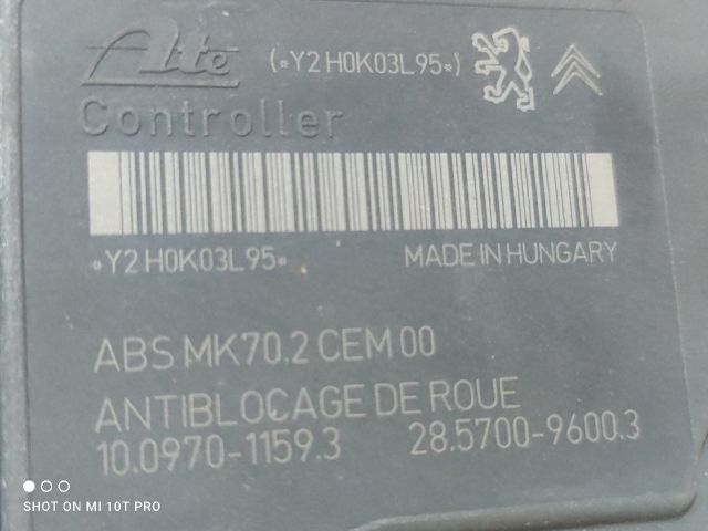 bontott PEUGEOT 207 ABS Kocka