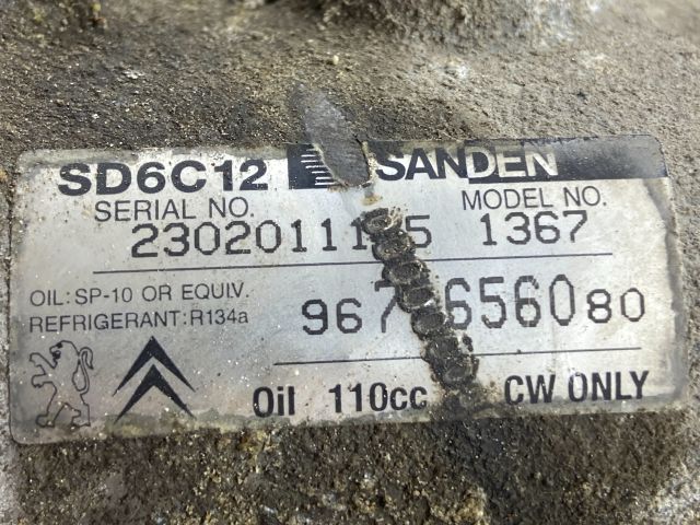 bontott PEUGEOT 207 Klímakompresszor