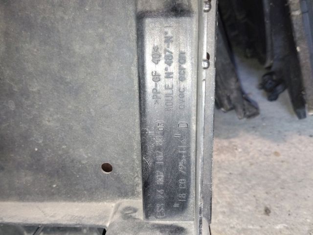 bontott PEUGEOT 207 Homlokfal (Üres lemez)