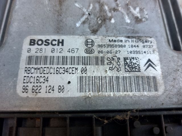 bontott PEUGEOT 207 Motorvezérlő