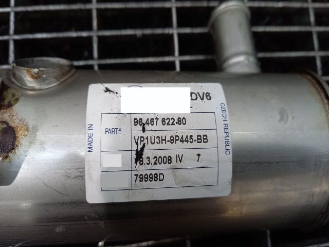 bontott PEUGEOT 207 EGR Hűtő Cső