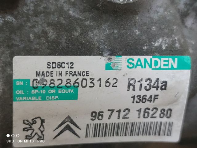 bontott PEUGEOT 207 Klímakompresszor