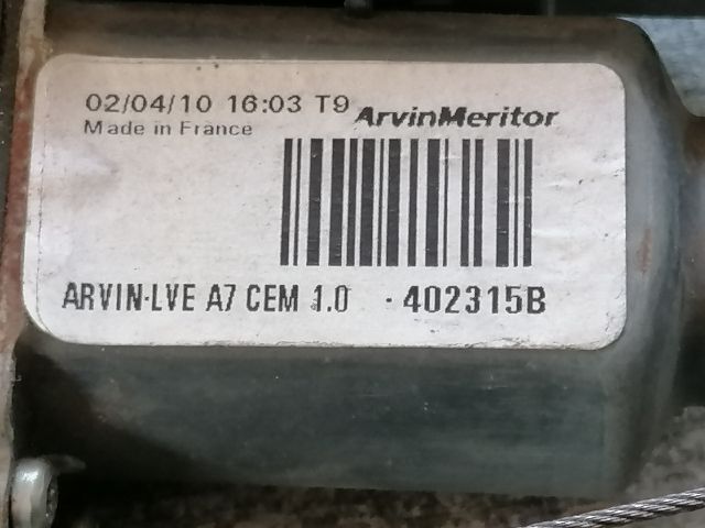 bontott PEUGEOT 207 Bal első Ablakemelő Szerkezet (Elektromos)