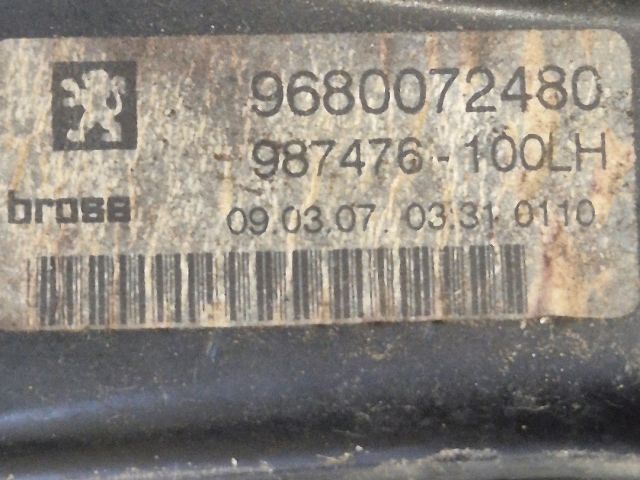 bontott PEUGEOT 207 Bal hátsó Ablakemelő Szerkezet (Elektromos)