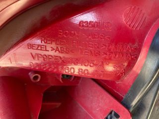 bontott PEUGEOT 207 Bal Hátsó Lámpa