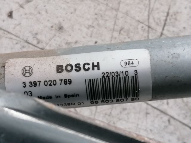 bontott PEUGEOT 207 Első Ablaktörlő Szerkezet Motorral