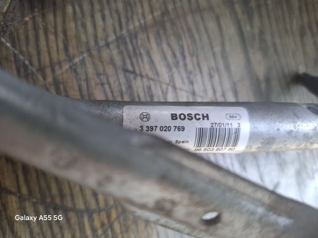 bontott PEUGEOT 207 Első Ablaktörlő Szerkezet Motorral