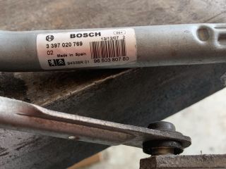 bontott PEUGEOT 207 Első Ablaktörlő Szerkezet Motorral