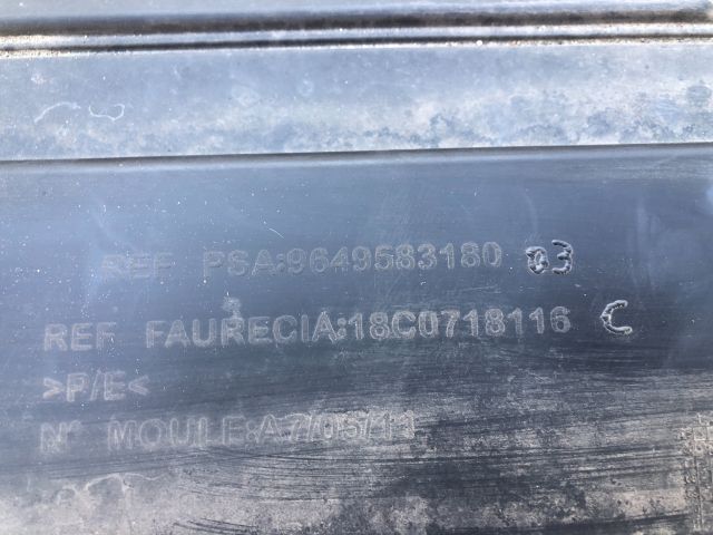 bontott PEUGEOT 207 Első Lökhárító Merevítő (Fém)