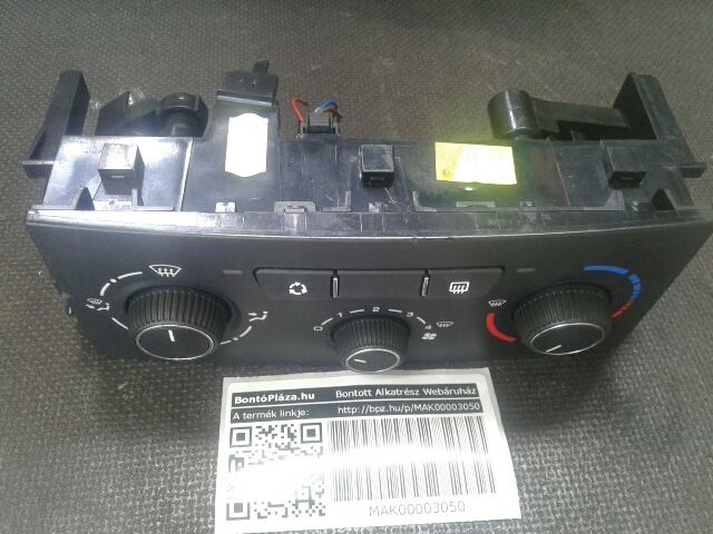 bontott PEUGEOT 207 Fűtéskapcsoló
