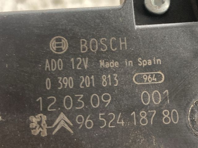 bontott PEUGEOT 207 Hátsó Ablaktörlő Motor