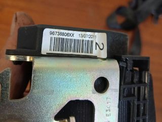 bontott PEUGEOT 207 Hátsó Biztonsági Öv Szett