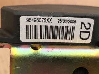 bontott PEUGEOT 207 Jobb hátsó Biztonsági Öv