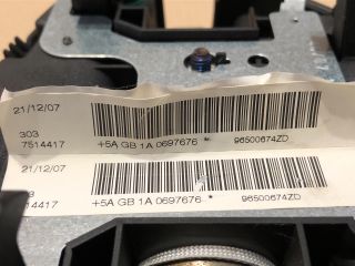 bontott PEUGEOT 207 Kormánylégzsák