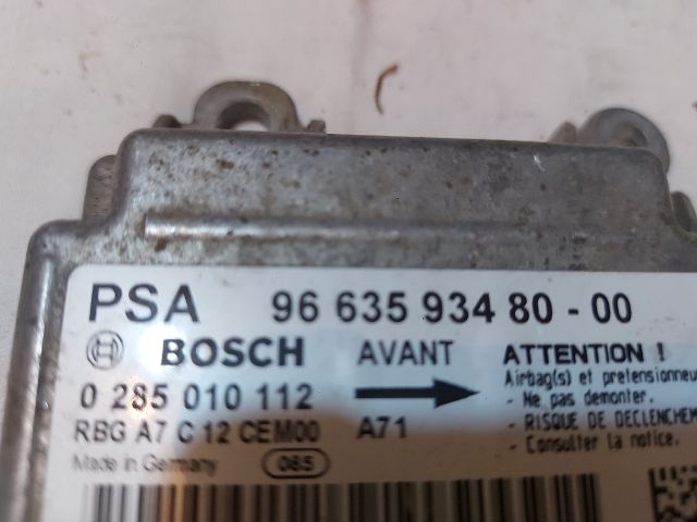 bontott PEUGEOT 207 Légzsák Elektronika