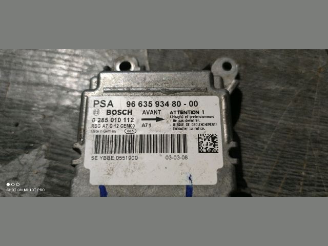 bontott PEUGEOT 207 Légzsák Elektronika