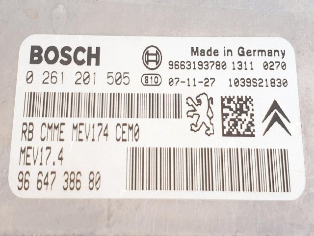 bontott PEUGEOT 207 Motorvezérlő